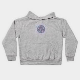 Pastel Mandala Print Kids Hoodie